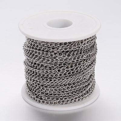 Tarnish Resistant 304 Stainless Steel Twisted Chains CHS-H007-24P-1