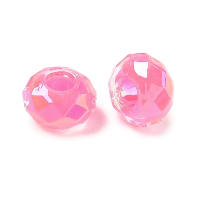 Electroplate Transpant Resin European Beads RE-CBAFF00-02A-1