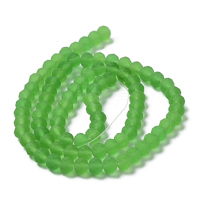 Transparent Glass Beads Strands EGLA-A034-T6mm-MD11-1