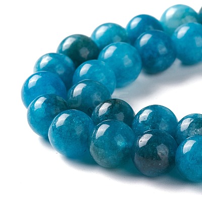 Natural White Jade Imitation Apatite Beads Strands G-I299-F10-6mm-1