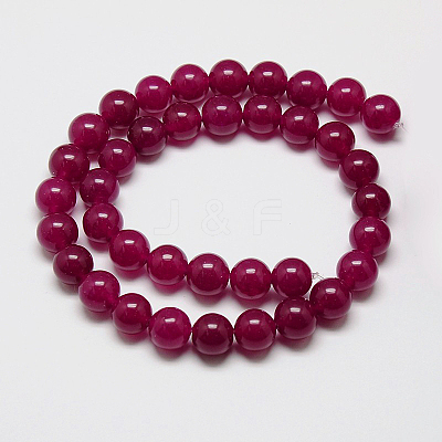Natural Malaysia Jade Bead Strands G-M101-8mm-08-1