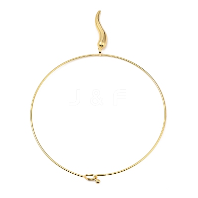 Pepper Brass Necklace BJEW-Q350-06G-1