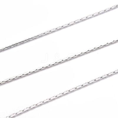 Tarnish Resistant 304 Stainless Steel Boston Link Chains CHS-L017-13A-1
