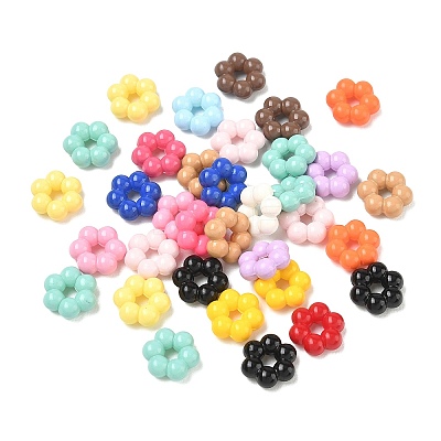 Baking Painted Opaque Acrylic Beads AC-CBA6B5D-03-1