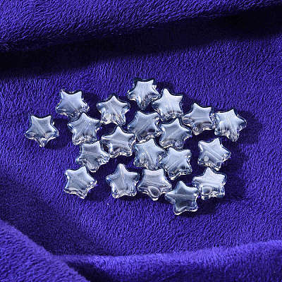 20Pcs Transparent Spray Painted Glass Beads GLAA-YW0001-14-1
