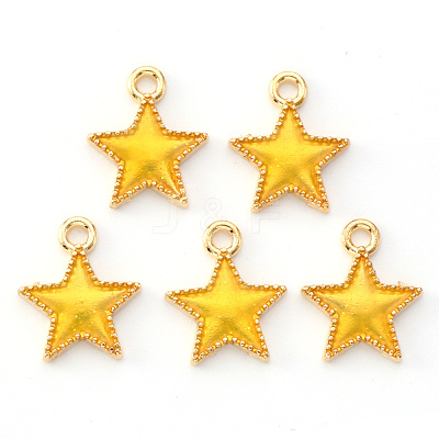 Alloy Enamel Charms ENAM-S121-024D-1