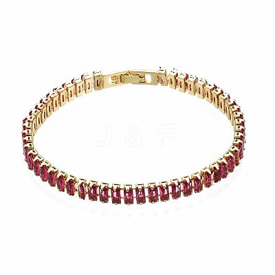 Cubic Zirconia Classic Tennis Bracelet X-ZIRC-S067-073F-NF-1