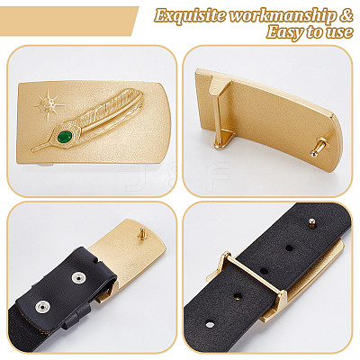 1Pc Brass Smooth Buckles AJEW-GA0008-02B-1