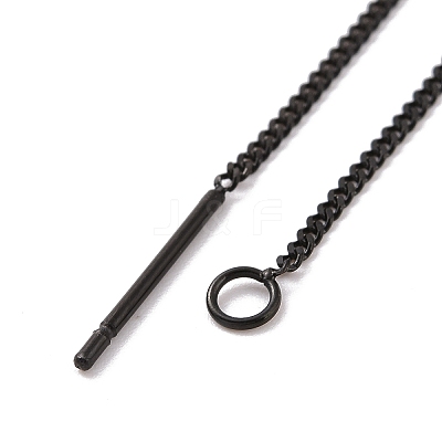 304 Stainless Steel Stud Earring Finding X-STAS-E161-07EB-1
