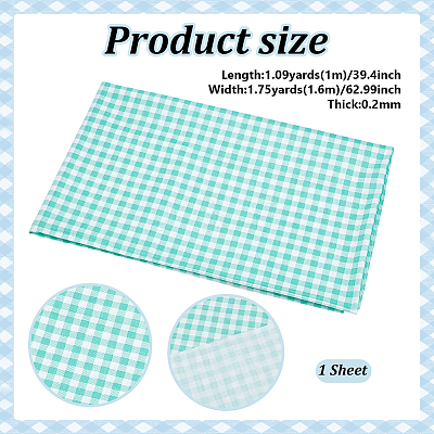 Tartan Cotton Fabric DIY-WH0816-563B-1