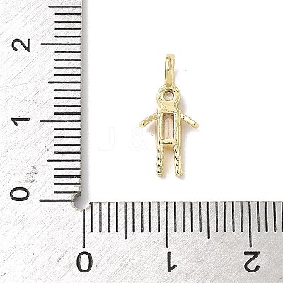 Brass Micro Pave Cubic Zirconia Pendants ZIRC-I356-17G-A04-1