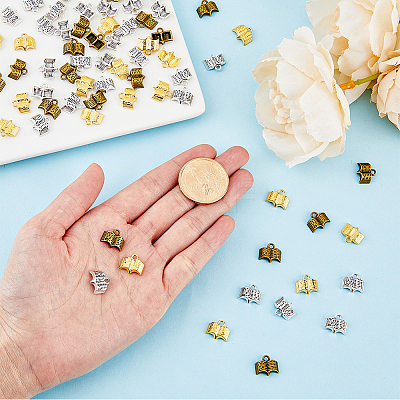 150Pcs 3 Colors Alloy Charms FIND-DC0001-95-1