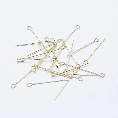Brass Eye Pin KK-G331-09-0.7x45-NF-1