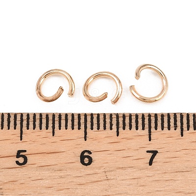 Iron Open Jump Rings JROS6mm-KCG-1