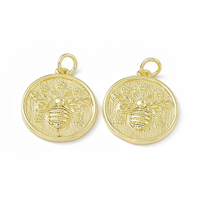 Rack Plating Brass Pendants LS-KK-B065-21G-1