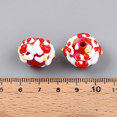 Opaque Acrylic Beads SACR-YW0002-01A-1