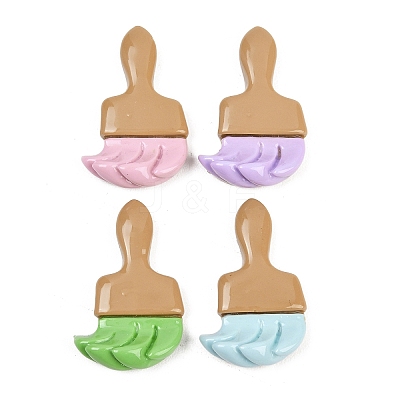 Opaque Resin Cabochons RESI-F071-02-1
