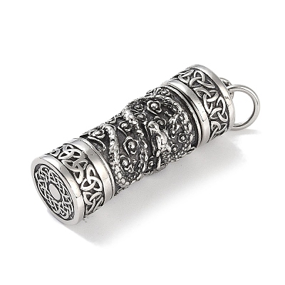 Openable 316 Surgical Stainless Steel Urn Ashes Pendants STAS-E212-29AS-02-1