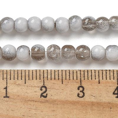 Crackle Glass Beads Strands GLAA-U001-4mm-06-1