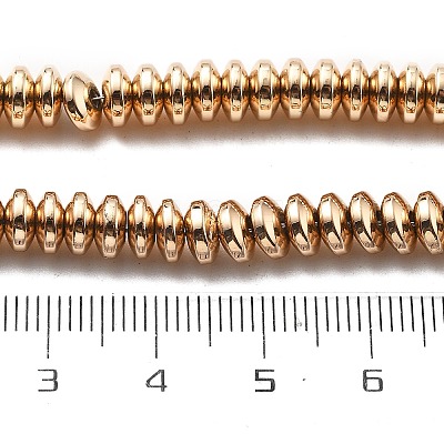 Electroplated Synthetic Non-magnetic Hematite Beads Strands G-M095-C01-04KCG-1