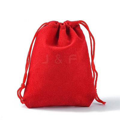 Velvet Cloth Drawstring Bags TP-C001-70X90mm-2-1