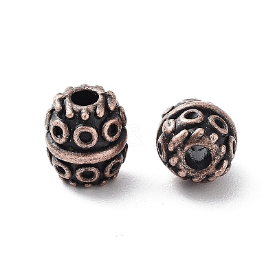 Tibetan Style Alloy Beads FIND-Q094-35R-1