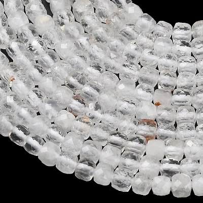 Natural Quartz Crystal Beads Strands GG-CBAB953-A01-4mm-1