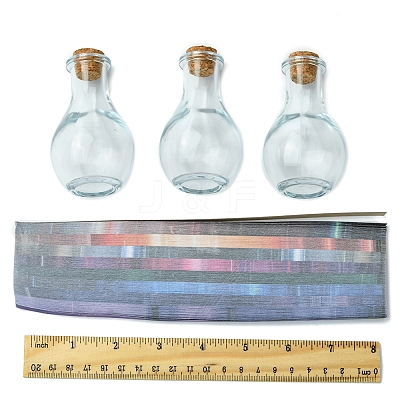 3Pcs Glass Bottle for Bead Containers AJEW-FS0008-16B-1