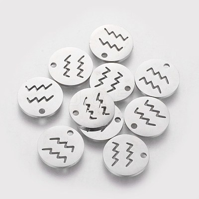 Non-Tarnish 304 Stainless Steel Charms STAS-Q201-T095-11-1