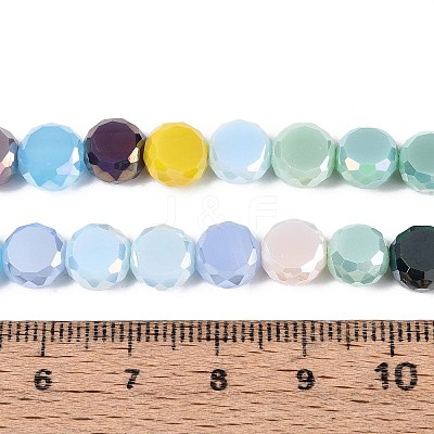 Electroplate Glass Beads Strands EGLA-N022-03A-A09-1
