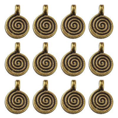 Tibetan Style Alloy Charms X-MLF0339Y-NF-1