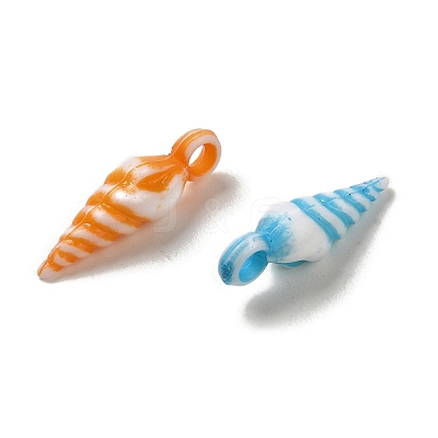 Opaque Acrylic Pendants OACR-E039-18-1