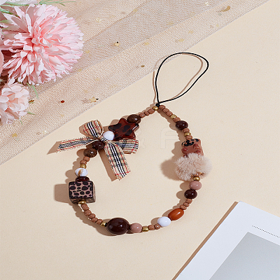 1Pc PVC Mobile Straps for Women AJEW-LP0004-77-1