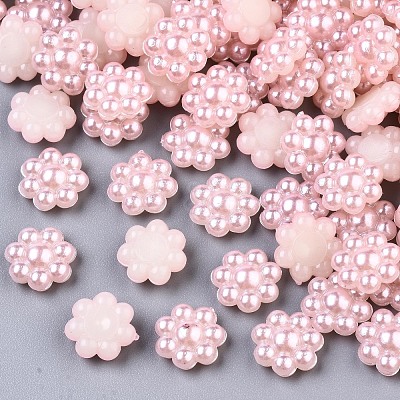 ABS Plastic Imitation Pearl Cabochons OACR-S008-Z4-1