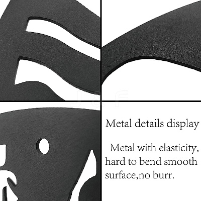 Iron Wall Signs AJEW-WH0286-119-1