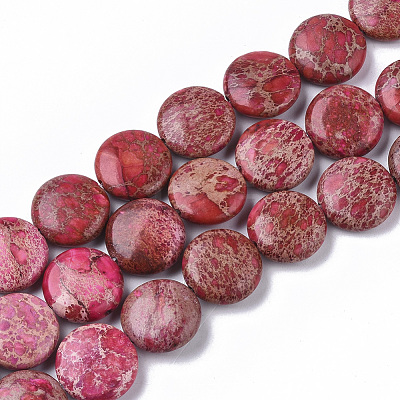 Natural Imperial Jasper Beads Strands G-S355-87D-05-1