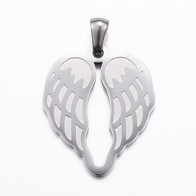 304 Stainless Steel Pendants STAS-E135-03-1