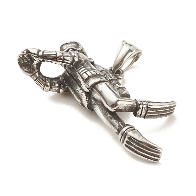 304 Stainless Steel Pendants LS-STAS-G259-01AS-1