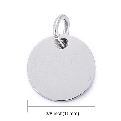 Tarnish Resistant 201 Stainless Steel Pendants STAS-S105-T637-1-10-1