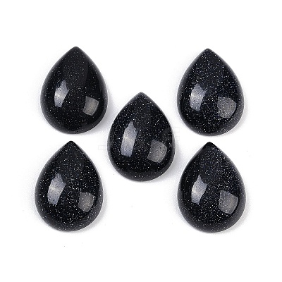 Synthetic Blue Goldstone Cabochons G-H094-01A-10-1