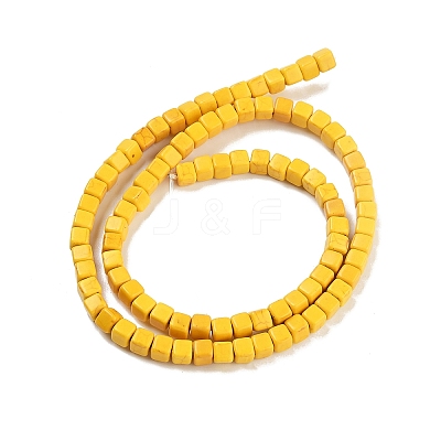 Synthetic Turquoise Beads Strands X-TURQ-G108-4x4mm-06-1
