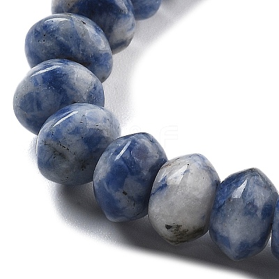 Natural Blue Spot Jasper Beads Strands G-P559-A15-01-1
