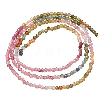 Gradient Color Natural Multicolor Tourmaline Beads Strands G-D110-A02-09-1
