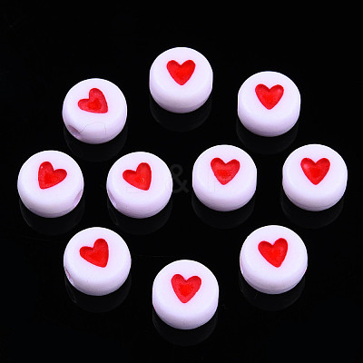 Opaque Acrylic Beads MACR-N008-57E-1
