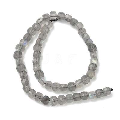 Natural Labradorite Beads Strands G-B168-B07-4x4mm-1