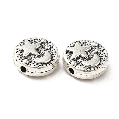 Tibetan Style Alloy Beads X-PALLOY-M217-18AS-1