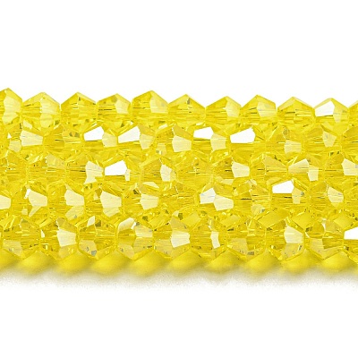Transparent Electroplate Glass Beads Strands LS-EGLA-A039-T6mm-A21-1