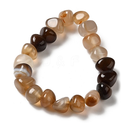 Natural Agate Beads Strands G-H295-B01-13-1