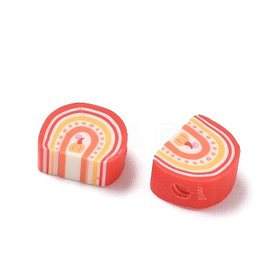 Handmade Polymer Clay Beads CLAY-P005-10A-1