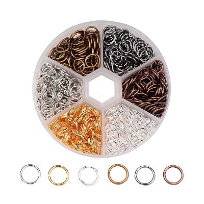 1 Box Brass Open Jump Rings KK-JP0007-8mm-1
